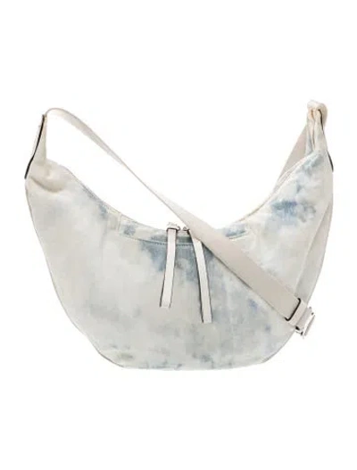 Pre-owned Rag & Bone Denim Shoulder Bag In White