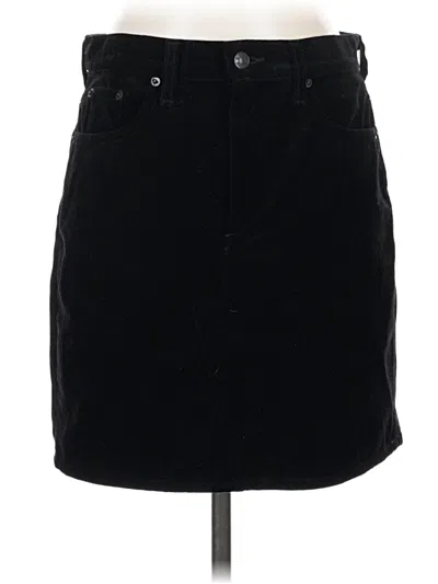 Pre-owned Rag & Bone Denim Skirt In Black