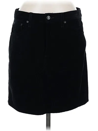 Pre-owned Rag & Bone Denim Skirt In Black