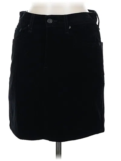 Pre-owned Rag & Bone Denim Skirt In Black