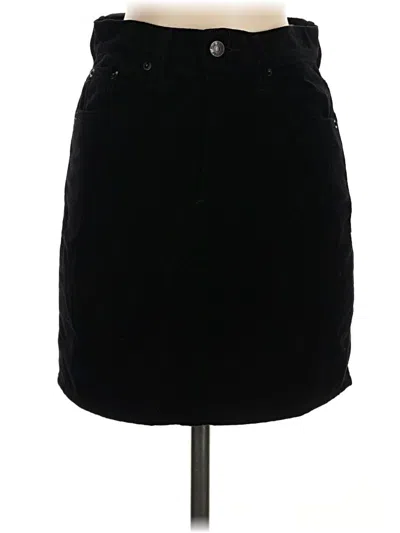 Pre-owned Rag & Bone Denim Skirt In Black