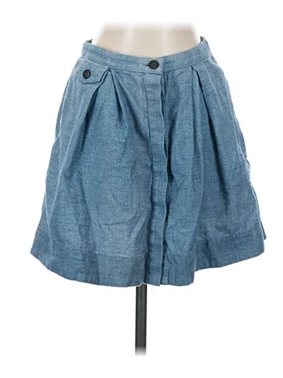 Pre-owned Rag & Bone Denim Skirt In Blue