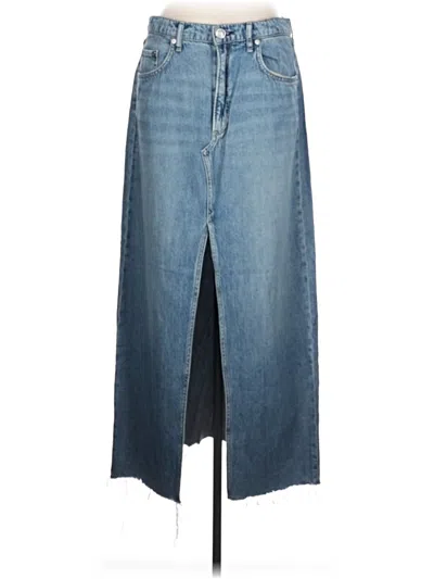 Pre-owned Rag & Bone Denim Skirt In Blue