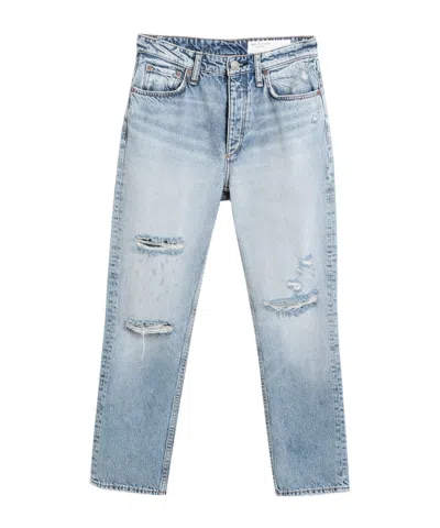 Rag & Bone Denim Trousers In Blue