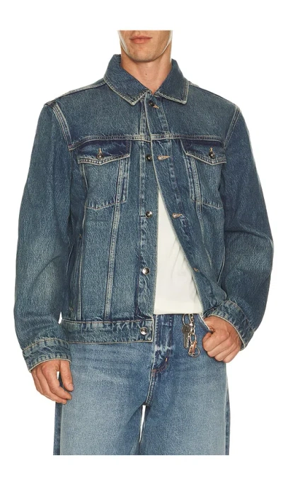 Rag & Bone Denim Trucker Jacket In Pattern