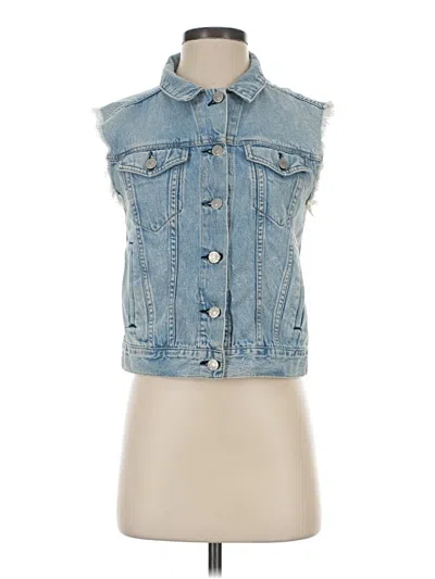 Pre-owned Rag & Bone Denim Vest In Blue