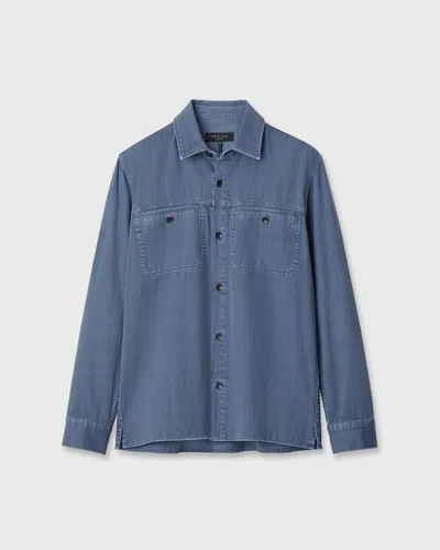 Rag & Bone Denim Workwear Shirt In Blue