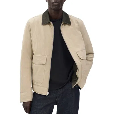 Rag & Bone Derrick Down Barn Jacket In Neutral