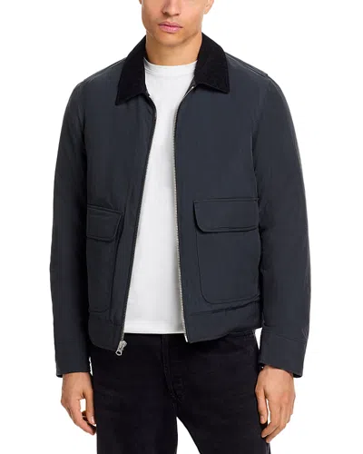 Rag & Bone Derrick Filled Jacket In Blue