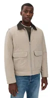 Rag & Bone Derrick Filled Jacket Ltmtl In Neutral