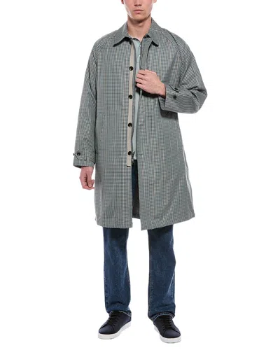 Rag & Bone Devin Trench Coat In Gray