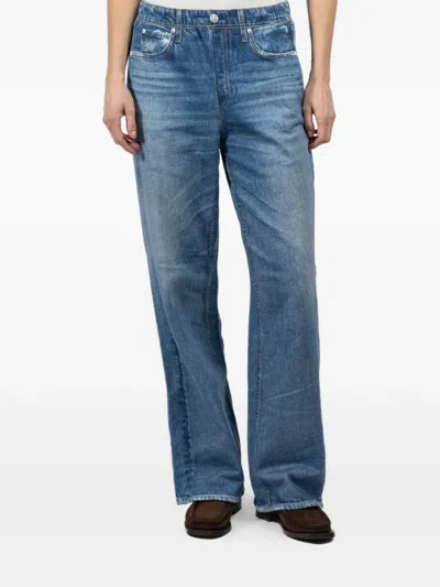 Rag & Bone Distressed Jeans In Blue