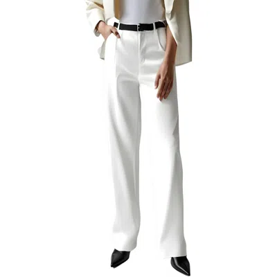 Rag & Bone Donovan Womens Solid Linen Dress Pants In White