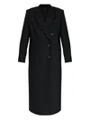 Rag & Bone Double-breasted Coat In Black