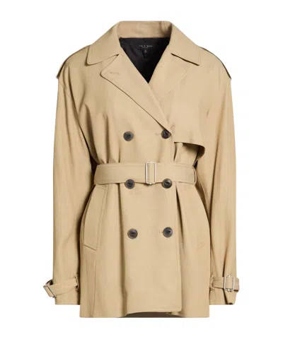 Rag & Bone Double Breasted Pea Coat In Transparent