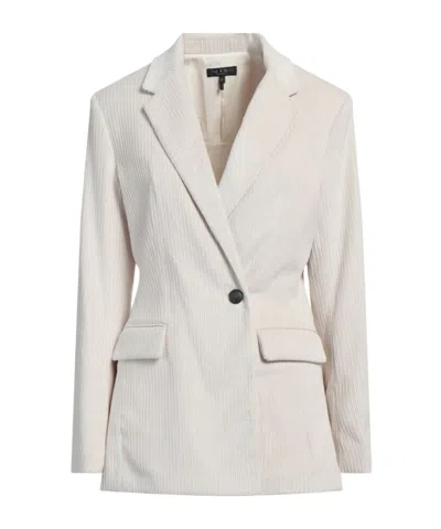 Rag & Bone Double-breasted Corduroy Blazer In White