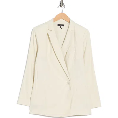 Rag & Bone Double-breasted Linen Blazer In Neutral