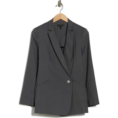 Rag & Bone Double-breasted Linen Blazer In Gray