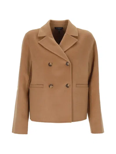 Rag & Bone Double-breasted Notch-lapel Blazer In Brown