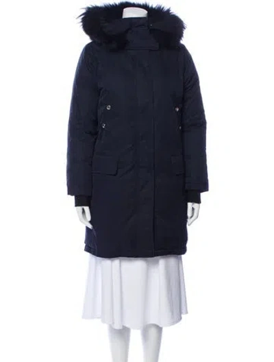 Pre-owned Rag & Bone Down Coat In Blue