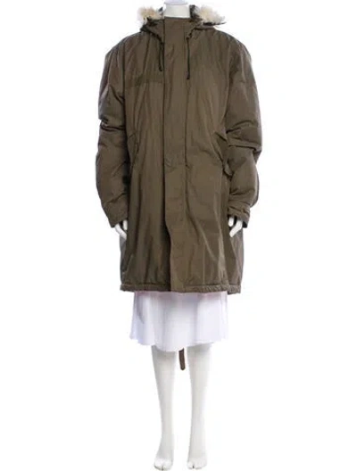 Pre-owned Rag & Bone Down Coat In Green