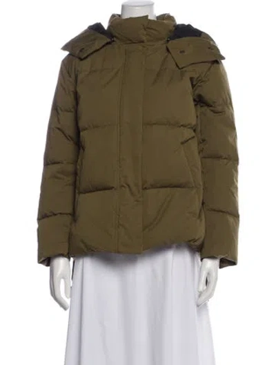 Pre-owned Rag & Bone Down Coat In Green