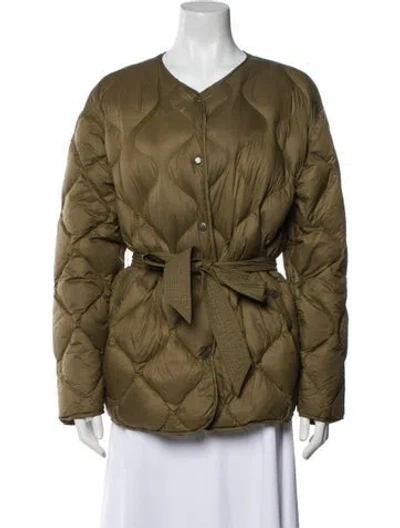 Pre-owned Rag & Bone Down Jacket In Green