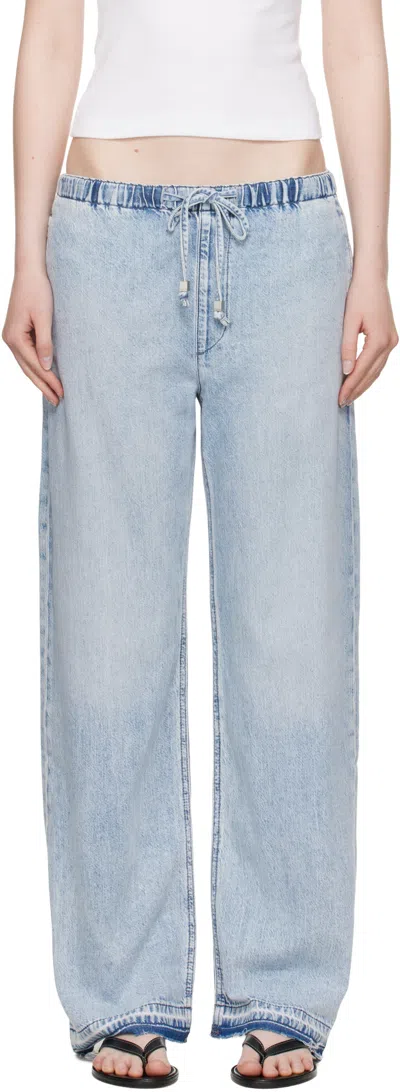 Rag & Bone Drawstring Jeans In Blue