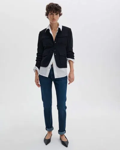 Rag & Bone Dre Ankle Boyfriend Jeans In Blue