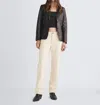 Rag & Bone Dre Boyfriend Low Rise Baggy Jean In Ecru