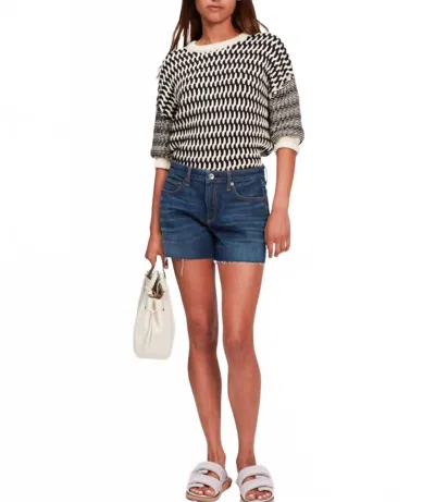 Rag & Bone Dre Low-rise Short In Aster In Blue