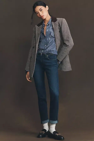 Rag & Bone Dre Low-rise Slim Boyfriend Jeans In Blue