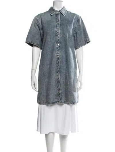 Pre-owned Rag & Bone Dress In Blue