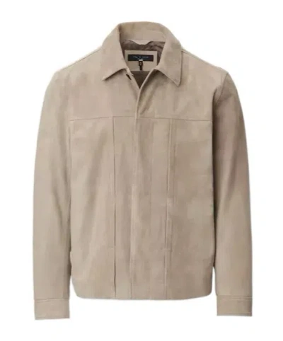 Rag & Bone Dwight Suede Jacket In Brown