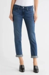 Rag & Bone Dylan Low Rise Boyfriend Jeans In Blue