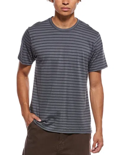 Rag & Bone Edmund Striped T-shirt In Gray