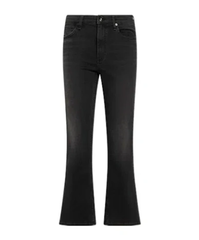 Rag & Bone Elastic Denim Boots And Pants In Black