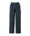 Rag & Bone Drawstring-waist Cargo Pants In Blue