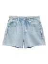 Rag & Bone Elasticated-waist Denim Shorts In Blue