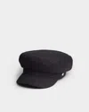Rag & Bone Eleanor Newsboy Cap In Black