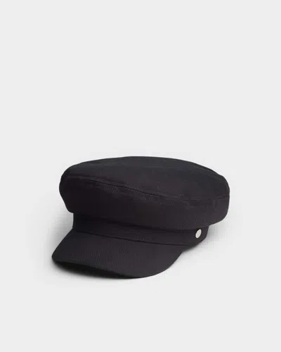 Rag & Bone Eleanor Newsboy Cap In Black