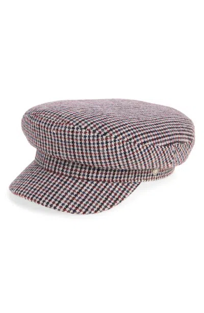 Rag & Bone Eleanor Wool Newsboy Cap In Mable Plaid