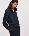 Rag & Bone Eliza Striped Bomber Jacket In Navy Multi