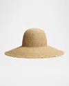 Rag & Bone Ella Straw Sun Hat In Neutral