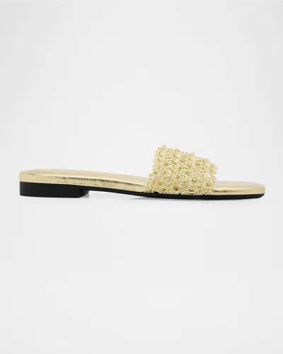 Rag & Bone Ellie Flat Slide Sandals In Neutral