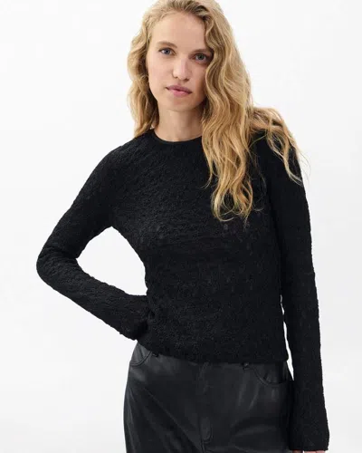 Rag & Bone Ellie Lace Top In Black