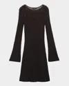 Rag & Bone Ellie Open Stitch Long Sleeve Dress