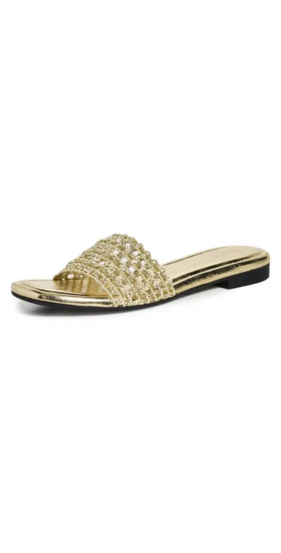 Rag & Bone Ellie Slide Sandals Gold