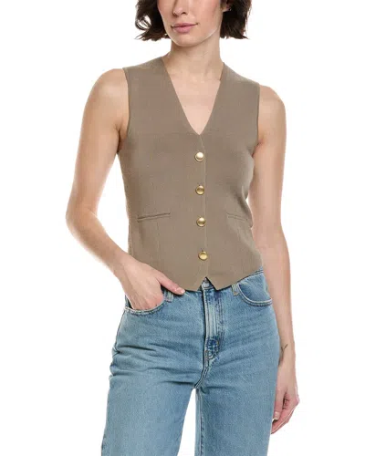 Rag & Bone Elly Wool-blend Vest In Gray