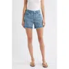 Rag & Bone Aspen Embellished Denim Shorts Blue Embellished